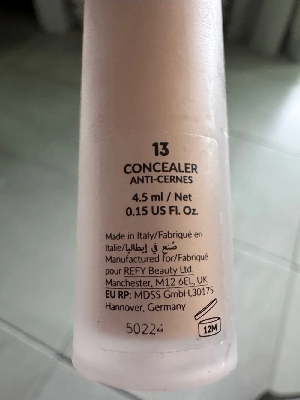 REFY Concealer Tube NWT